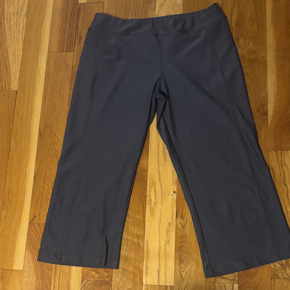 L.L. Bean Charcoal Cropped Pants